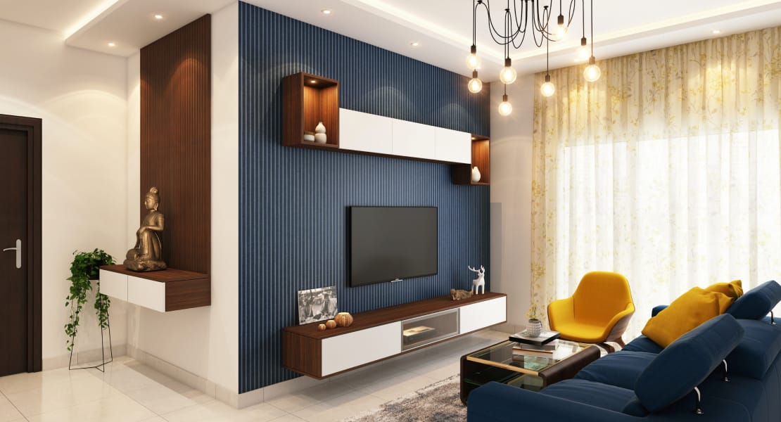 Living room with a polished finish - Jasmin Cleaning Services